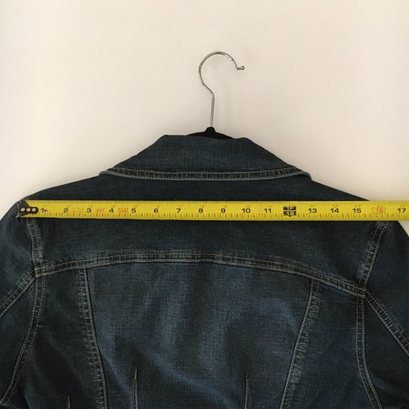 A.M.I. Blue Mediana Denim Jacket - Picture 5 of 11